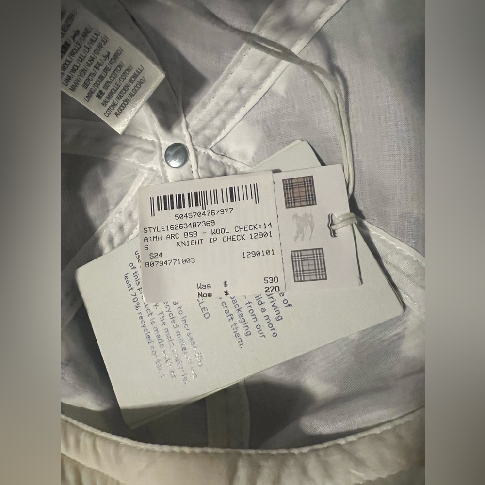 Burberry Tartan Baseball Hat size S NWT!!! - Picture 2 of 15